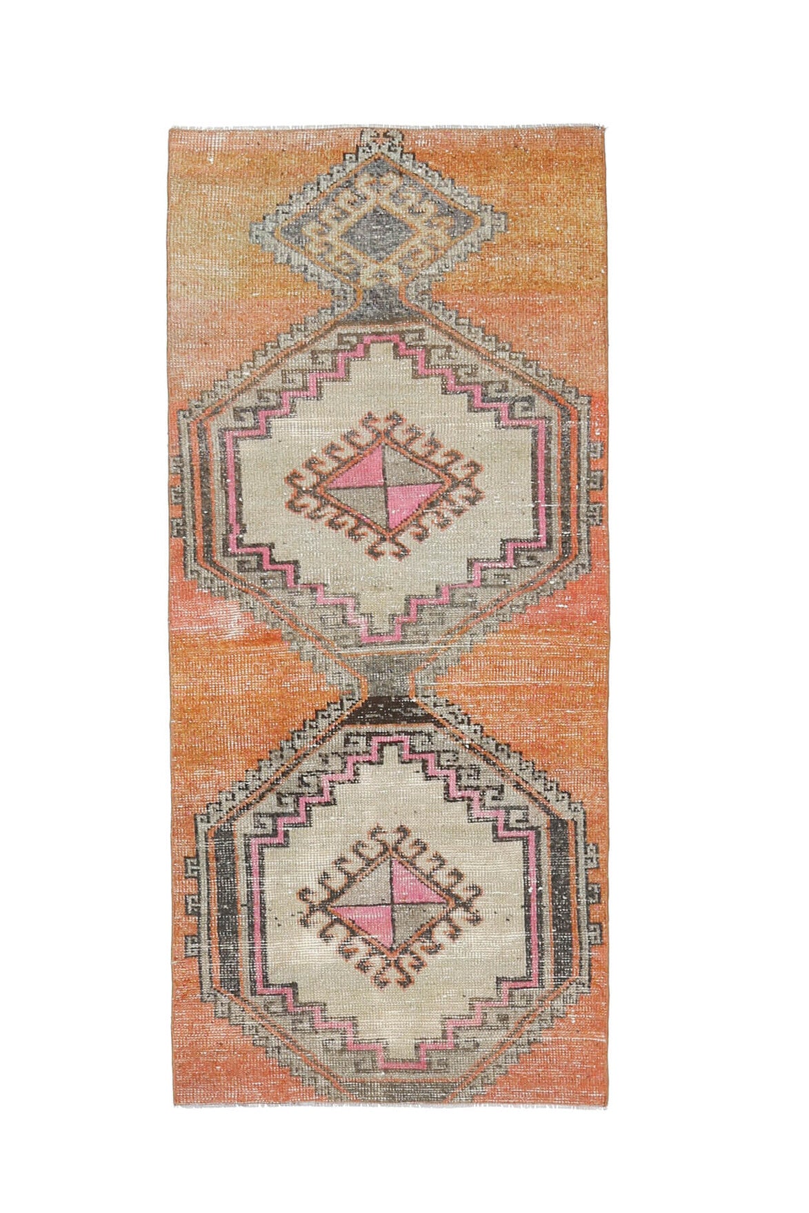 3x6 Handmade Vintage Oushak Area Rug
