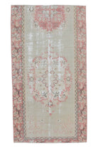 3x6 Vintage Handmade Distressed Anatolian Area Rug