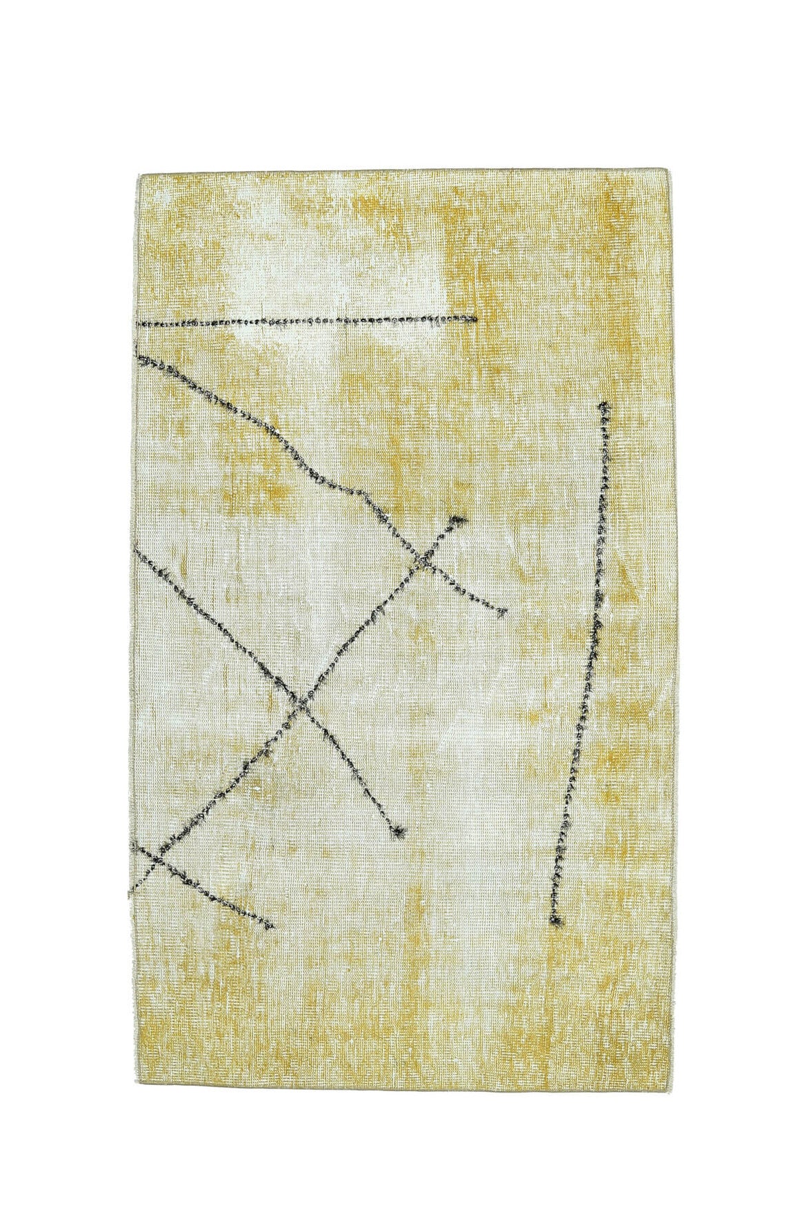 Turkish Vintage Oushak Runner Rug