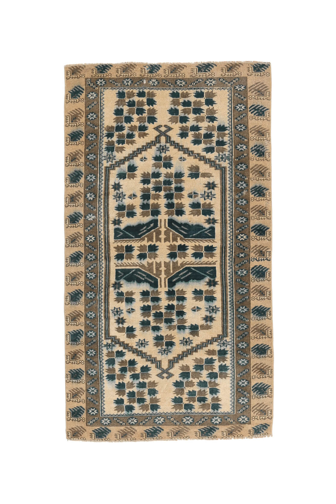 Vintage Hereke Office Rug