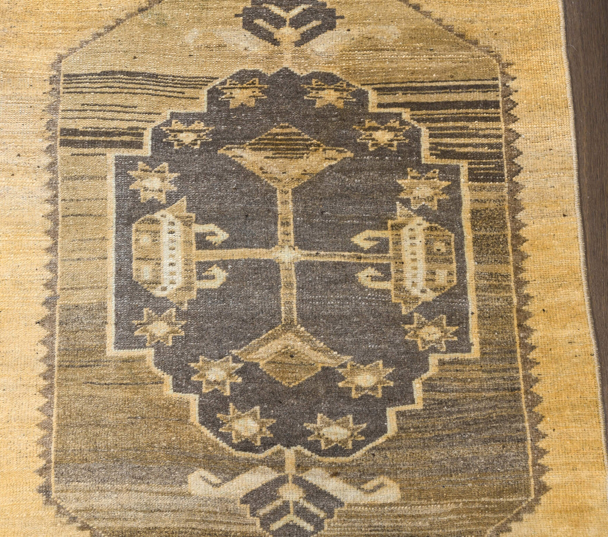 Turkish Vintage Oushak  Runner Rug