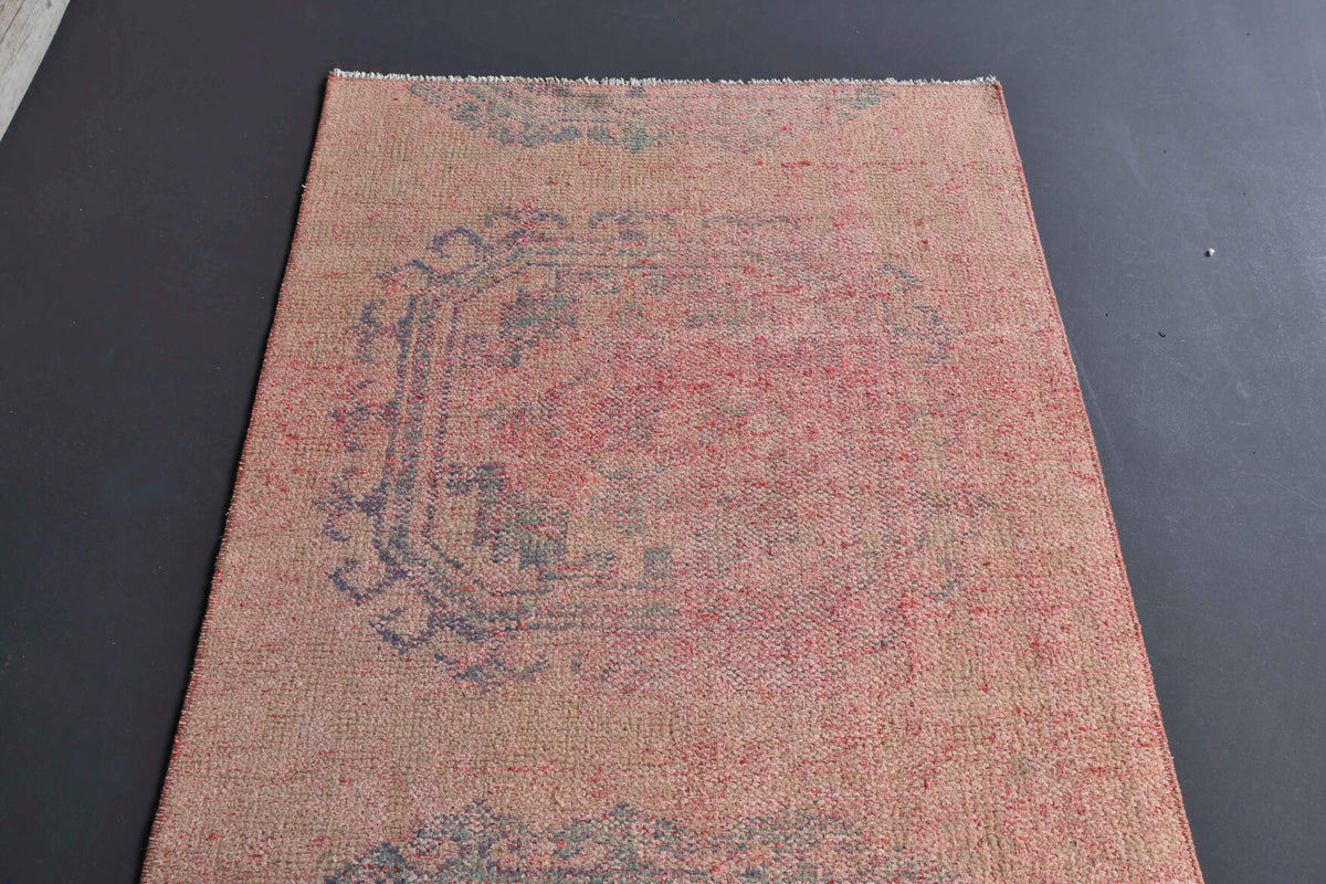 Oushak Vintage Runner Rug