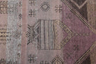 Yesimnihal runner: 1970s handmade Anatolian runner with oriental motifs and cotton backing