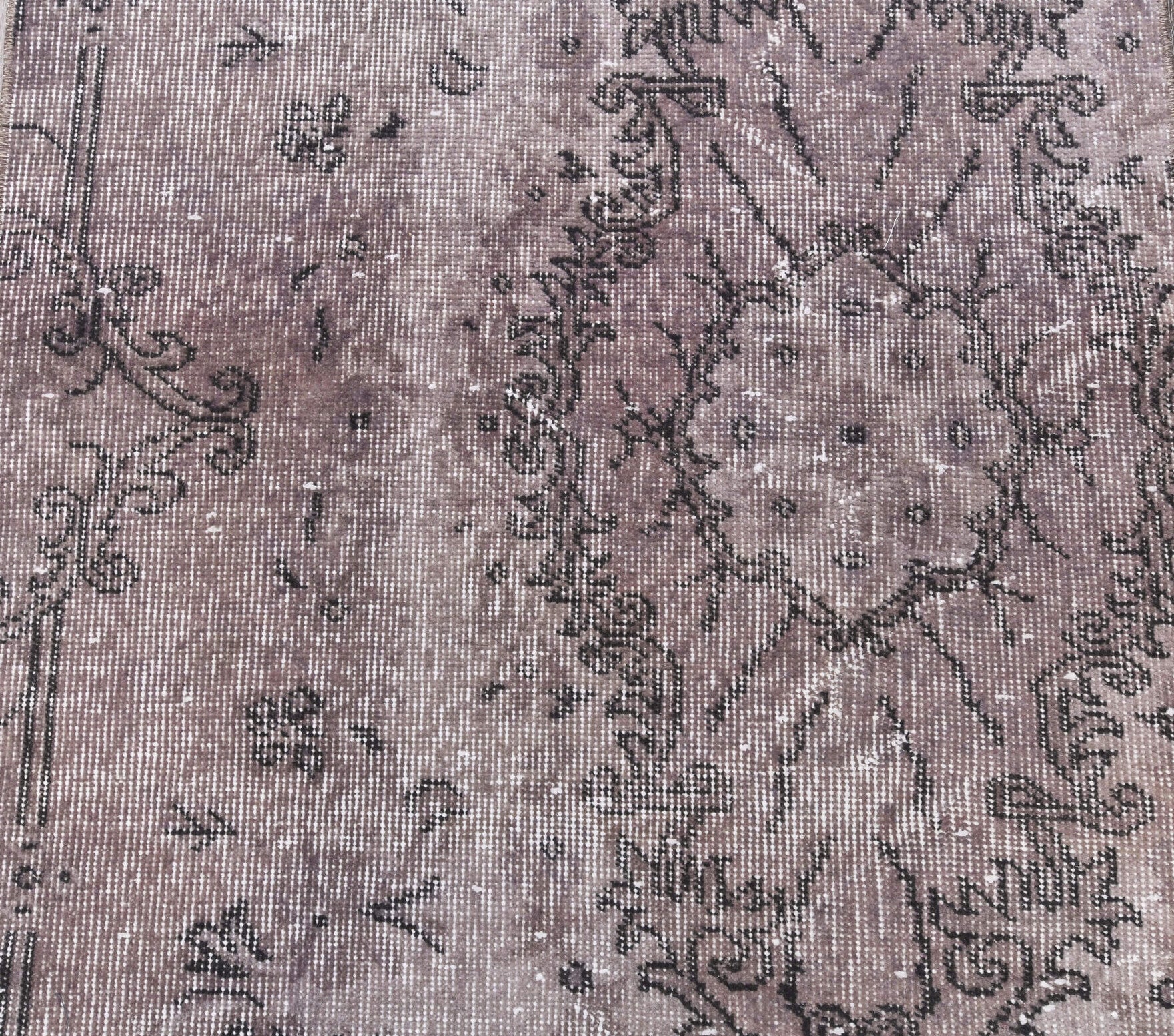 Vintage Purple Small Oushak Rug