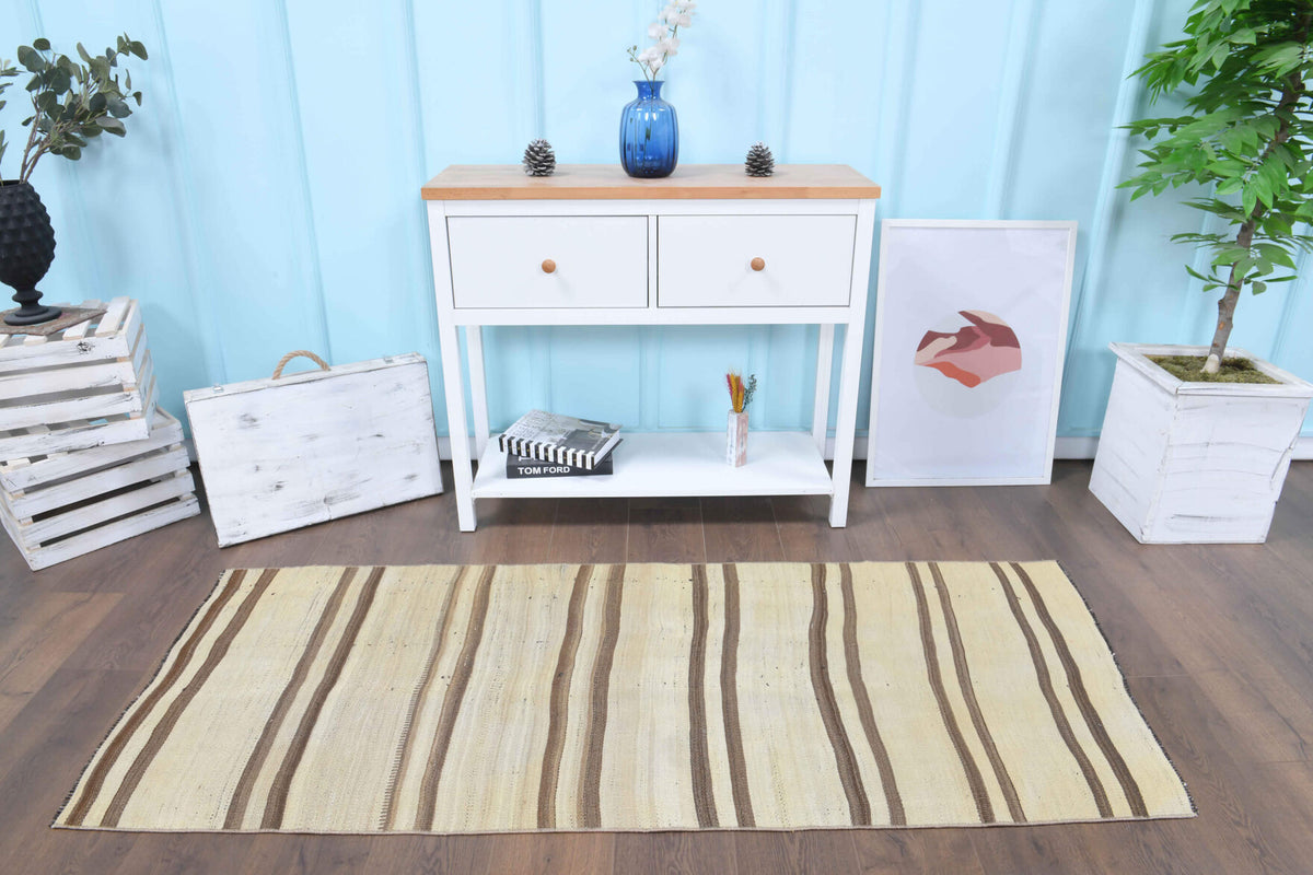 3x6 Wool Vintage Rug
