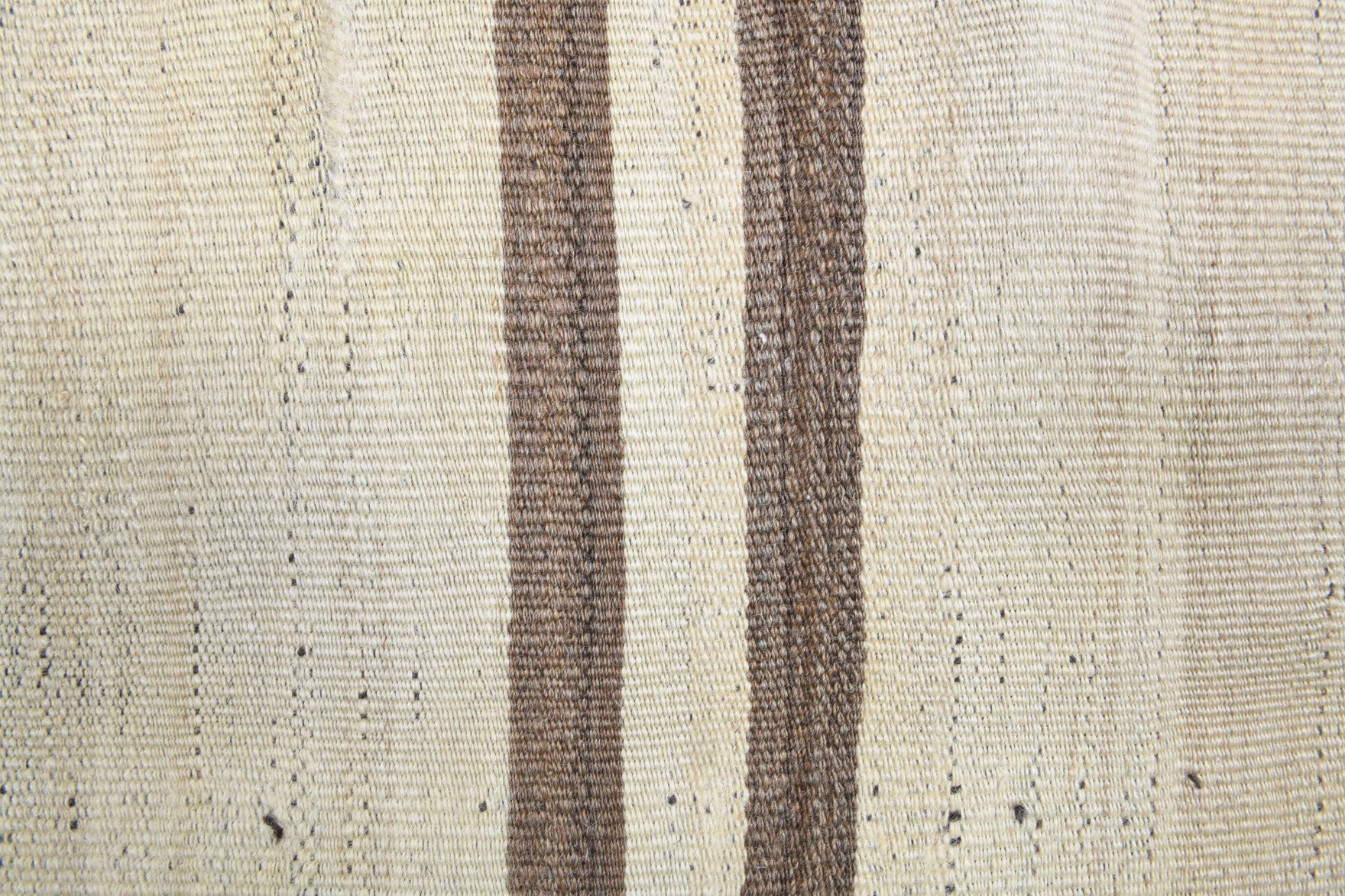 Yunaz kilim: 1960s handwoven flatweave Anatolian kilim with striped motifs