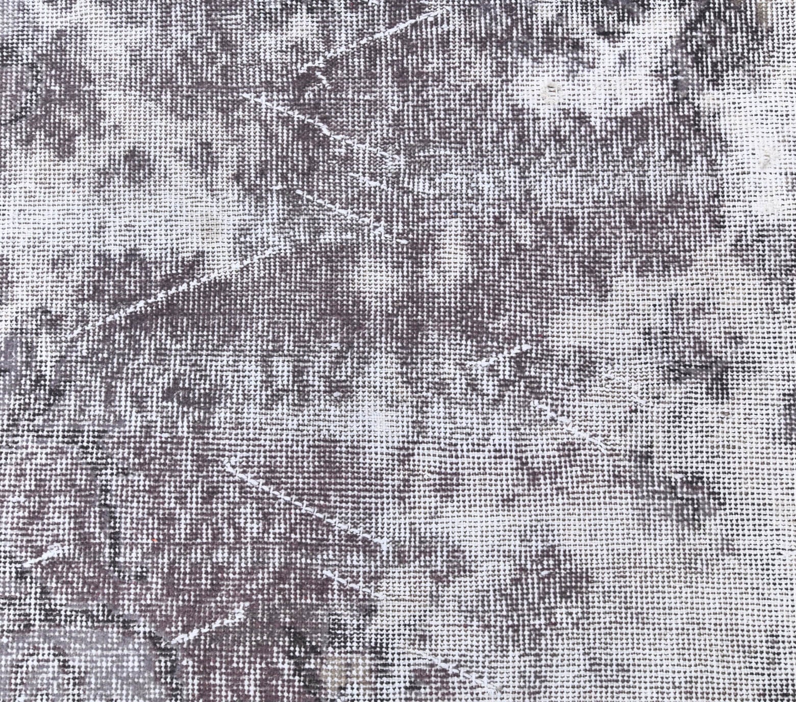 Vintage Gray Anatolian Runner Rug