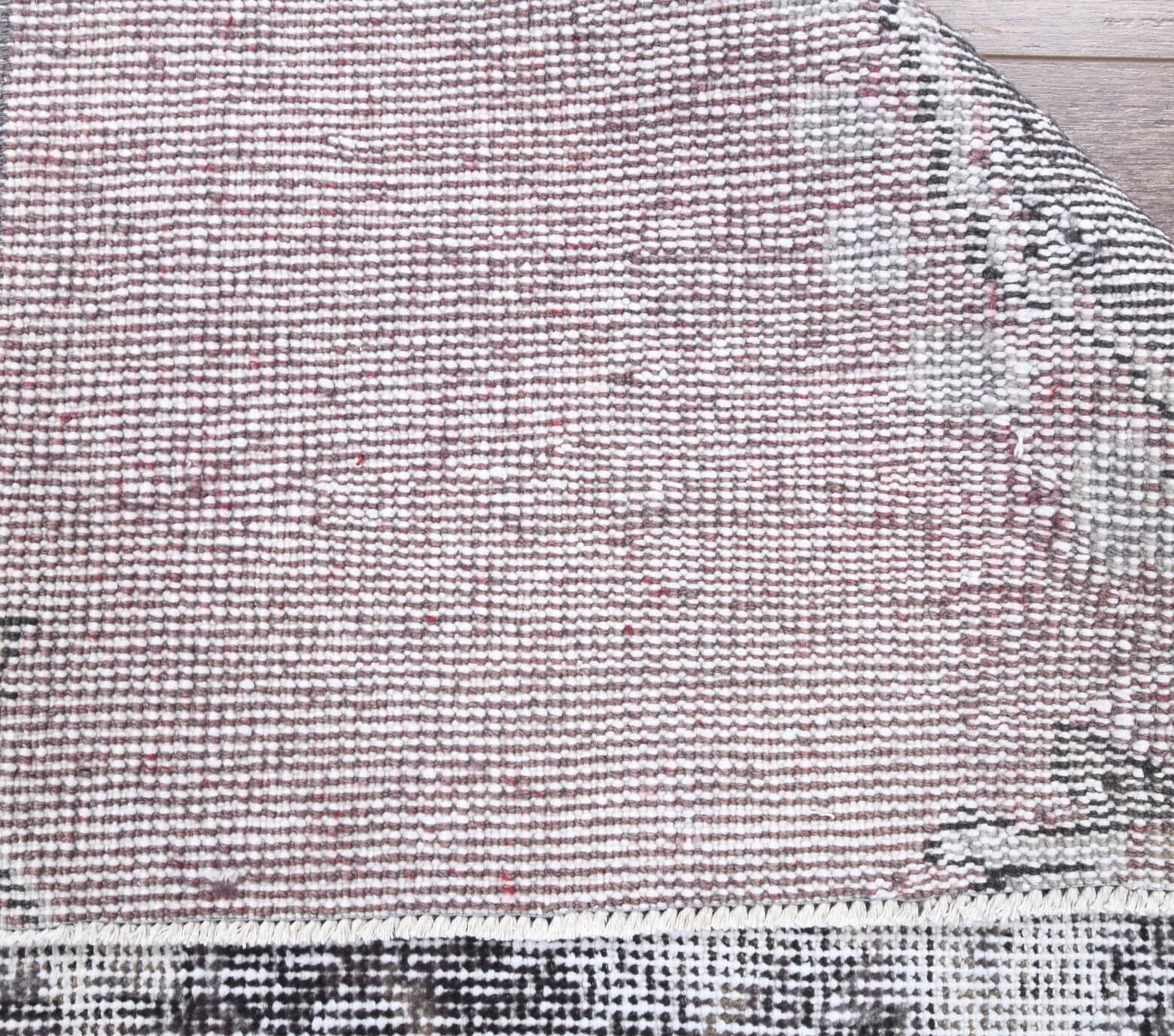 Vintage Gray Anatolian Runner Rug