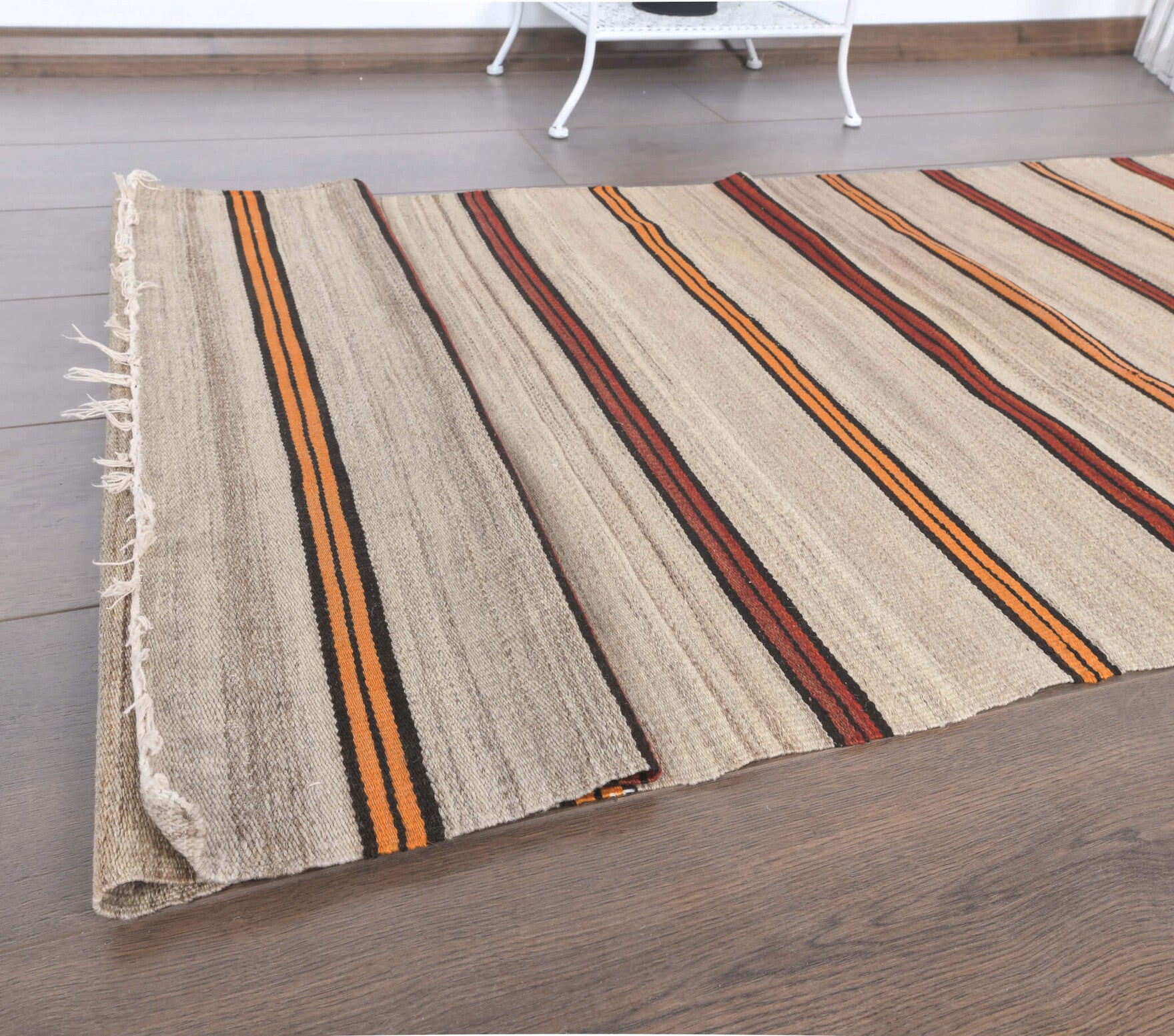 3x7 Vintage Handmade Kilim Runner Rug