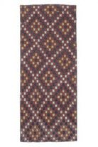 3x7 Vintage Handwoven Jajim Checkered Anatolian Rug Runner