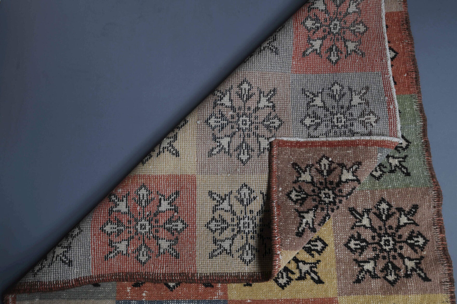 Retro Vintage Anatolian Runner Rug