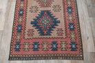 Safiyenaz rug: 1970s handmade Anatolian rug with oriental motifs and cotton backing