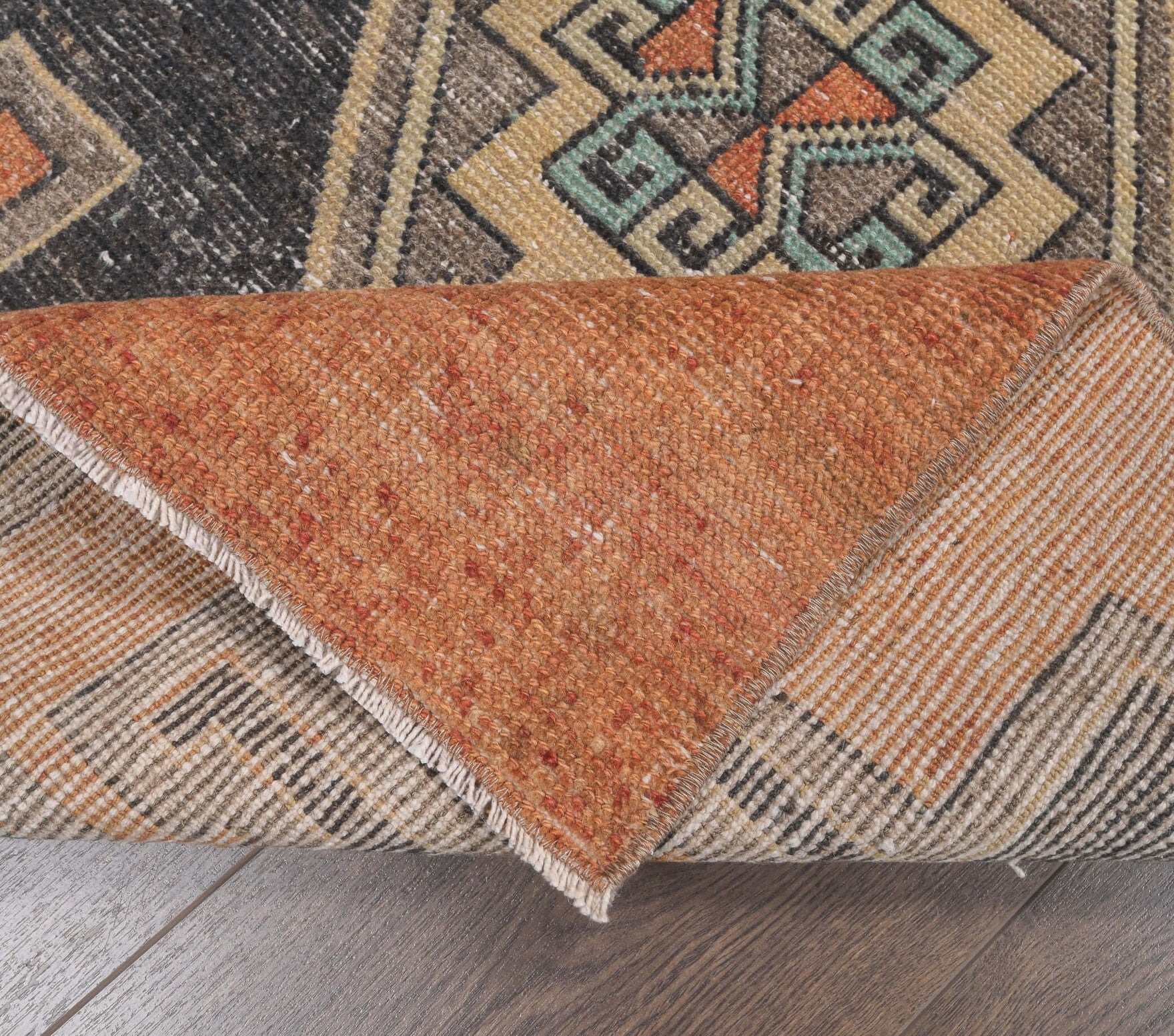 Vintage Oushak Runner Rug
