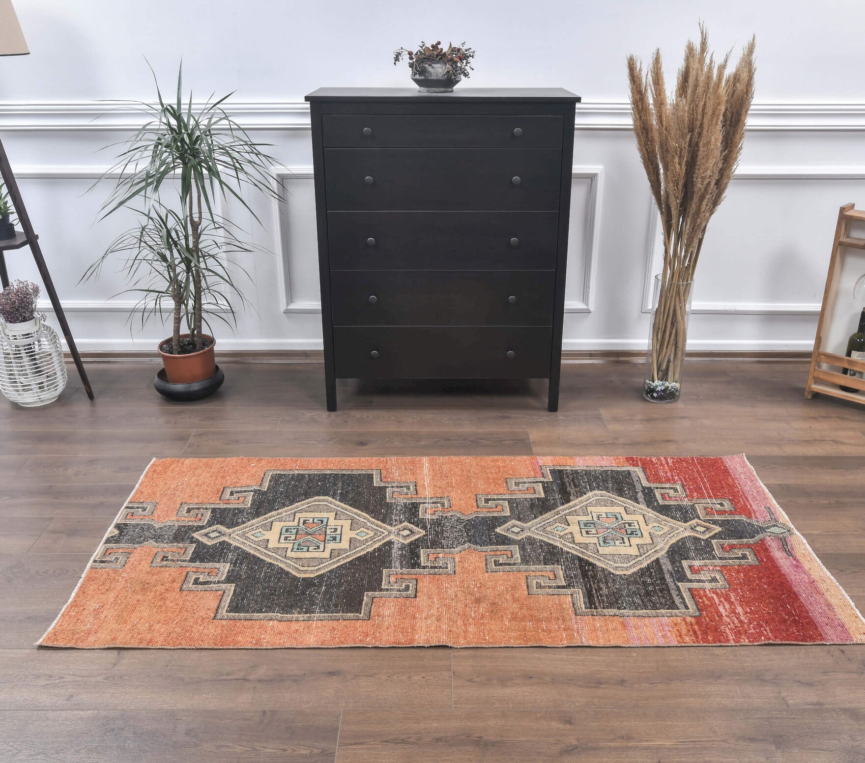 Vintage Oushak Runner Rug