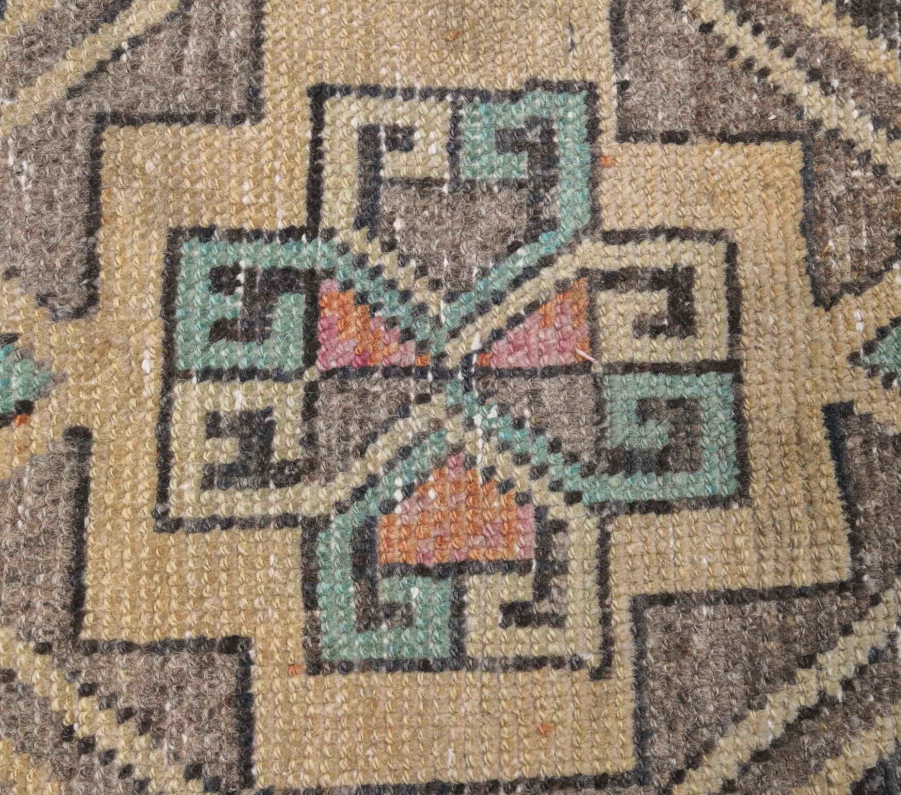Vintage Oushak Runner Rug