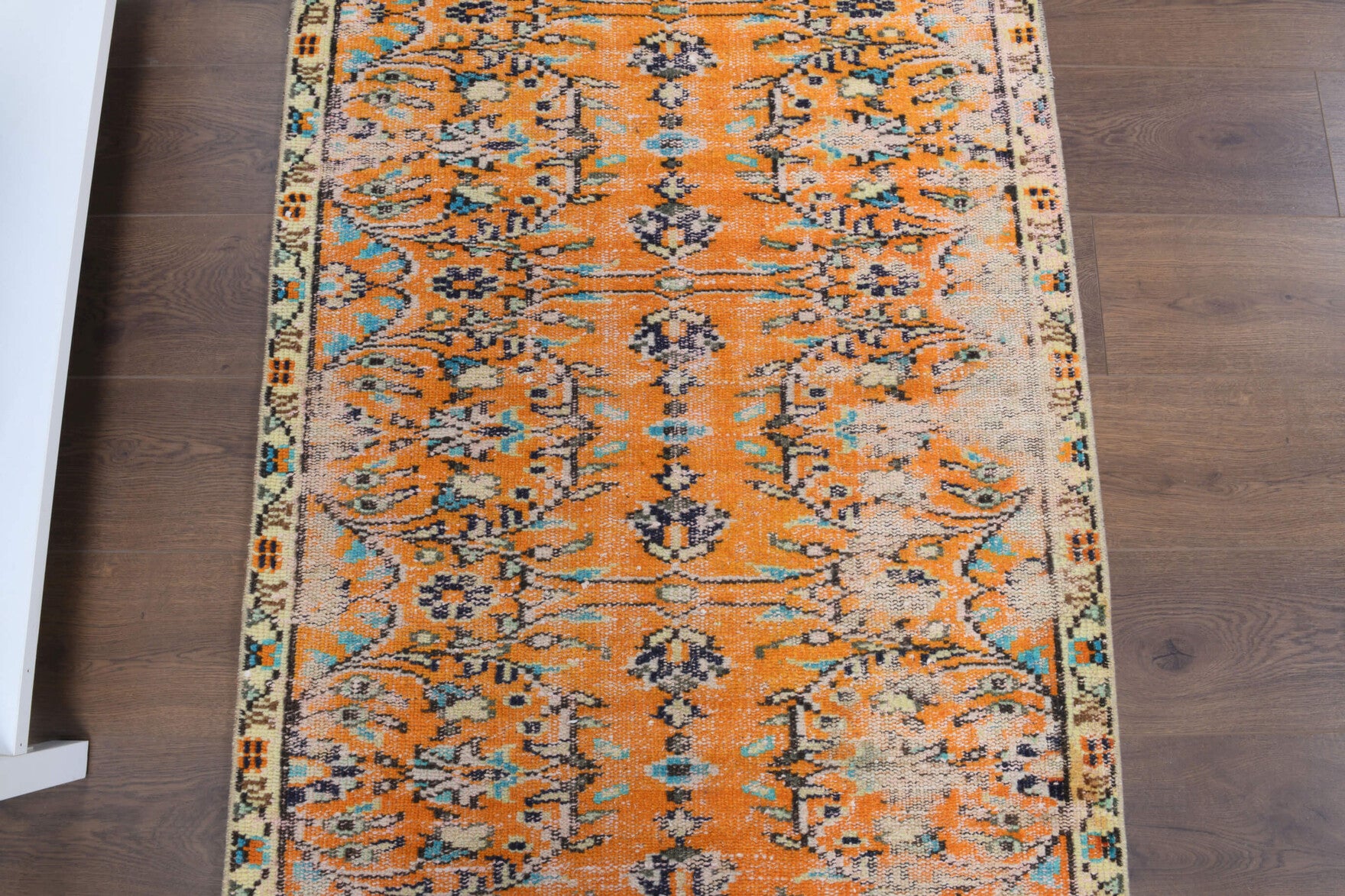 One-of-a-kind 1970s Anatolian vintage runner rug in wool, 2'11" x 6'9"