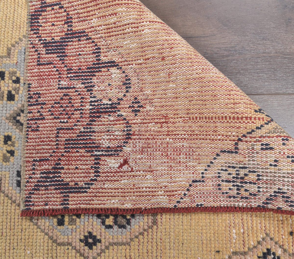 3x7 Vintage Handwoven Anatolian Runner Rug