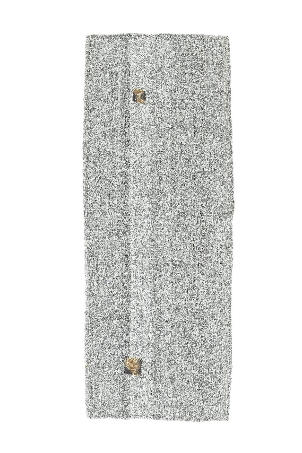 3x7 Vintage Kilim Solid Runner