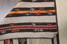 78x203 cm vintage kilim Anatolian runner rug – Zenokrateia, flatweave, wool