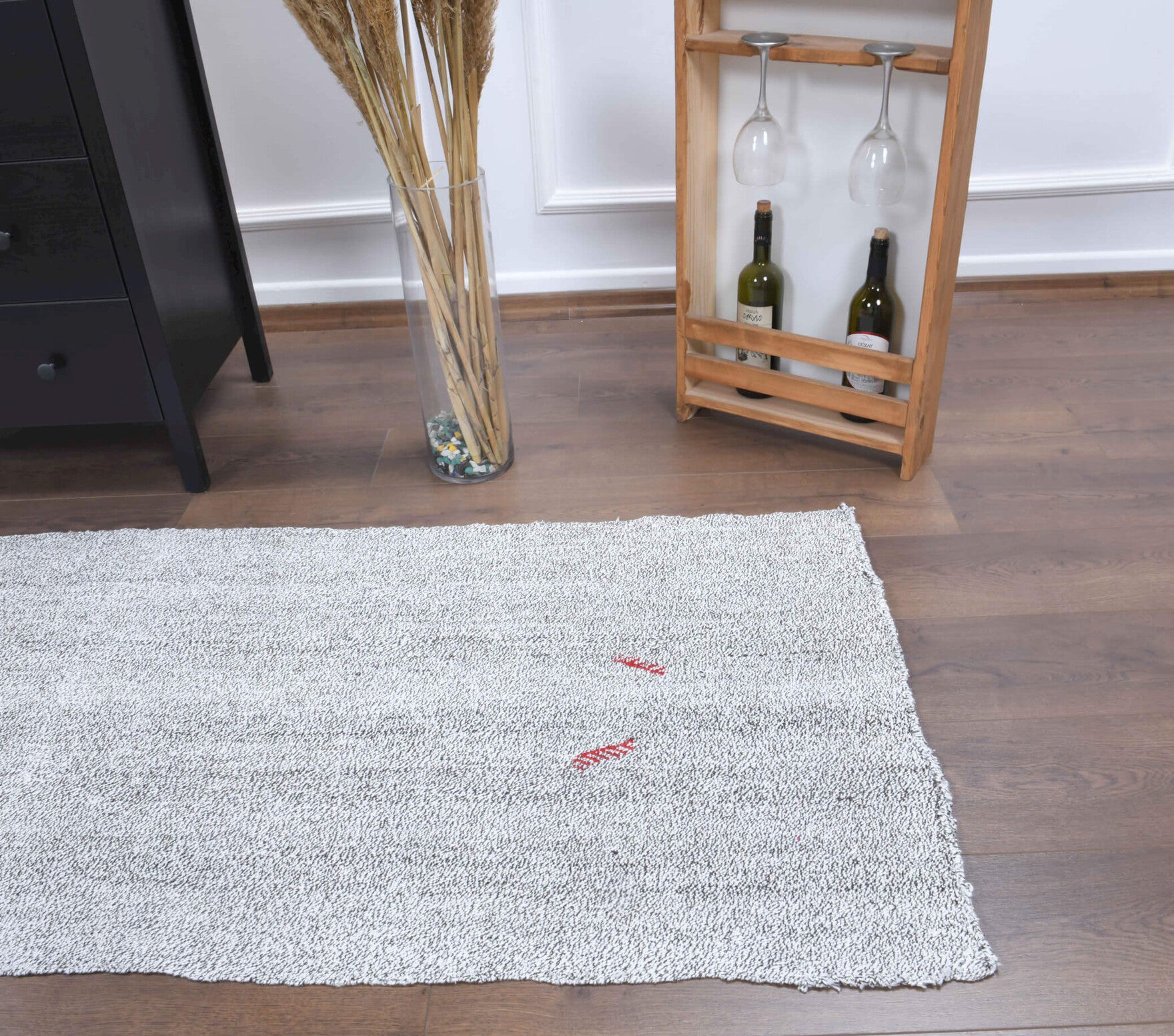 Handwoven flatweave wool runner from Anatolia, Turkey – 3x7 Turkish Kilim Runner Rug 2'6" x 6'11"