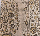 Vintage Brown Oushak Runner Rug