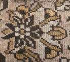 Vintage Brown Oushak Runner Rug