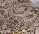 Vintage Brown Oushak Runner Rug