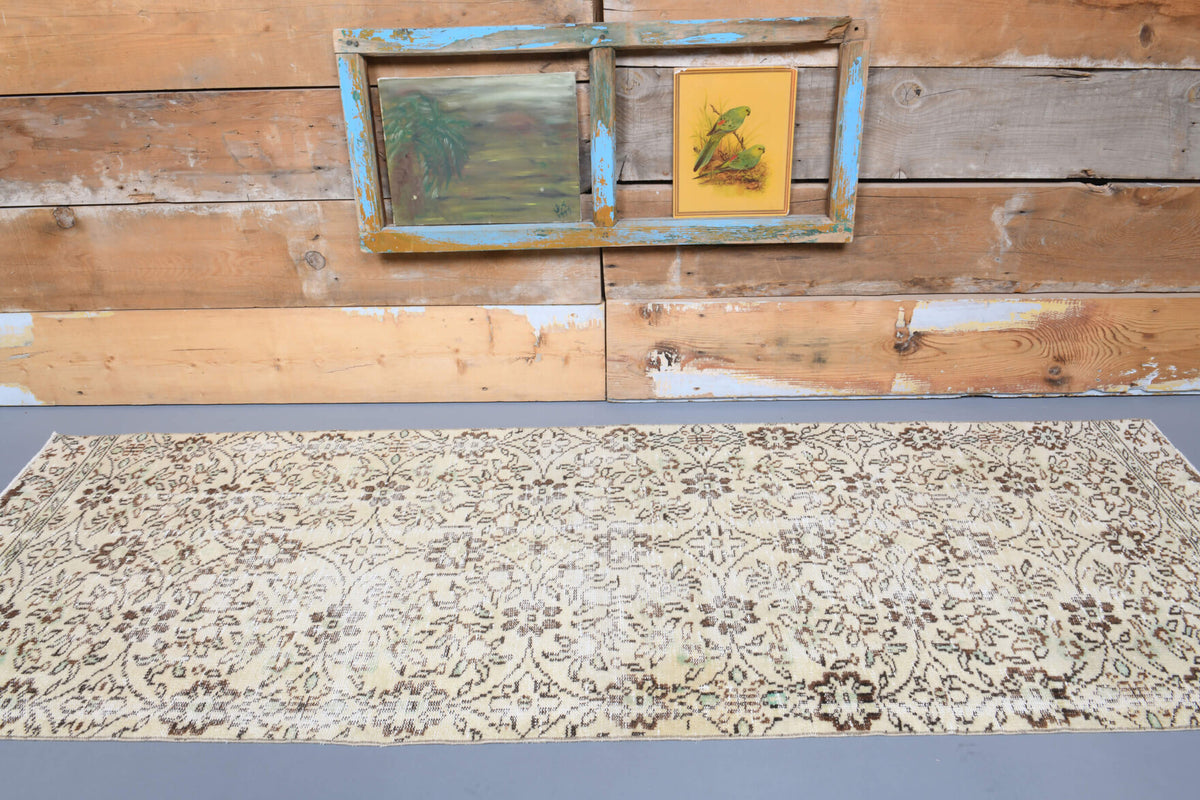 Vintage Oushak Runner Rug