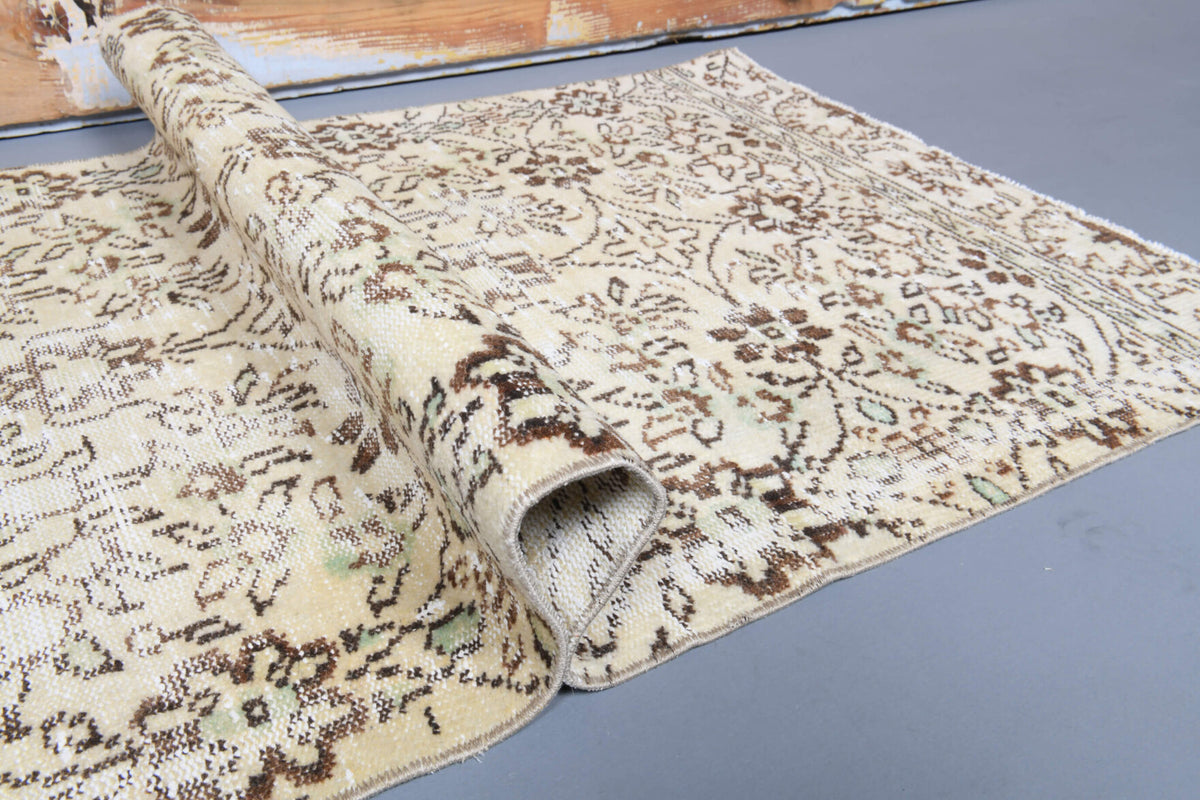 Vintage Oushak Runner Rug