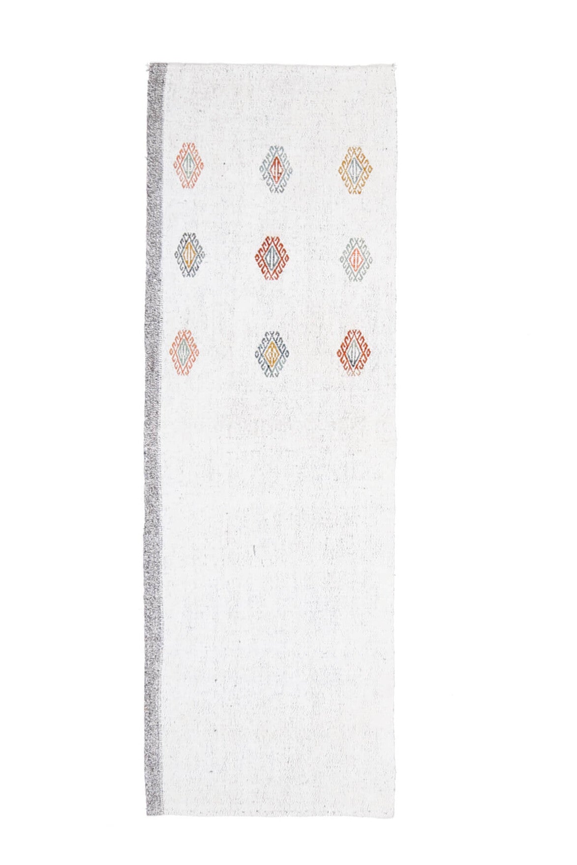 3x8 Wool Vintage Kilim Runner Rug