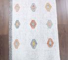 3x8 Wool Vintage Kilim Runner Rug