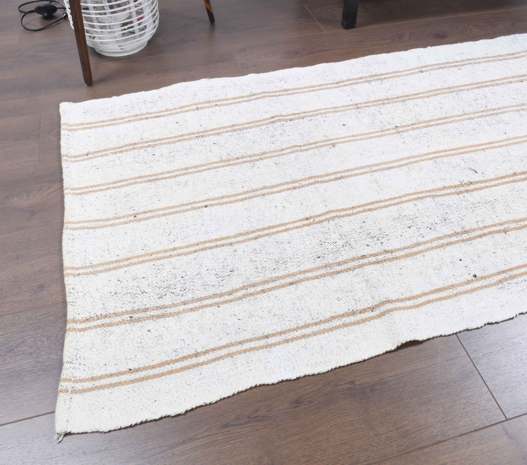One-of-a-kind 1960s Anatolian vintage kilim runner rug in wool, 2'8" x 8'