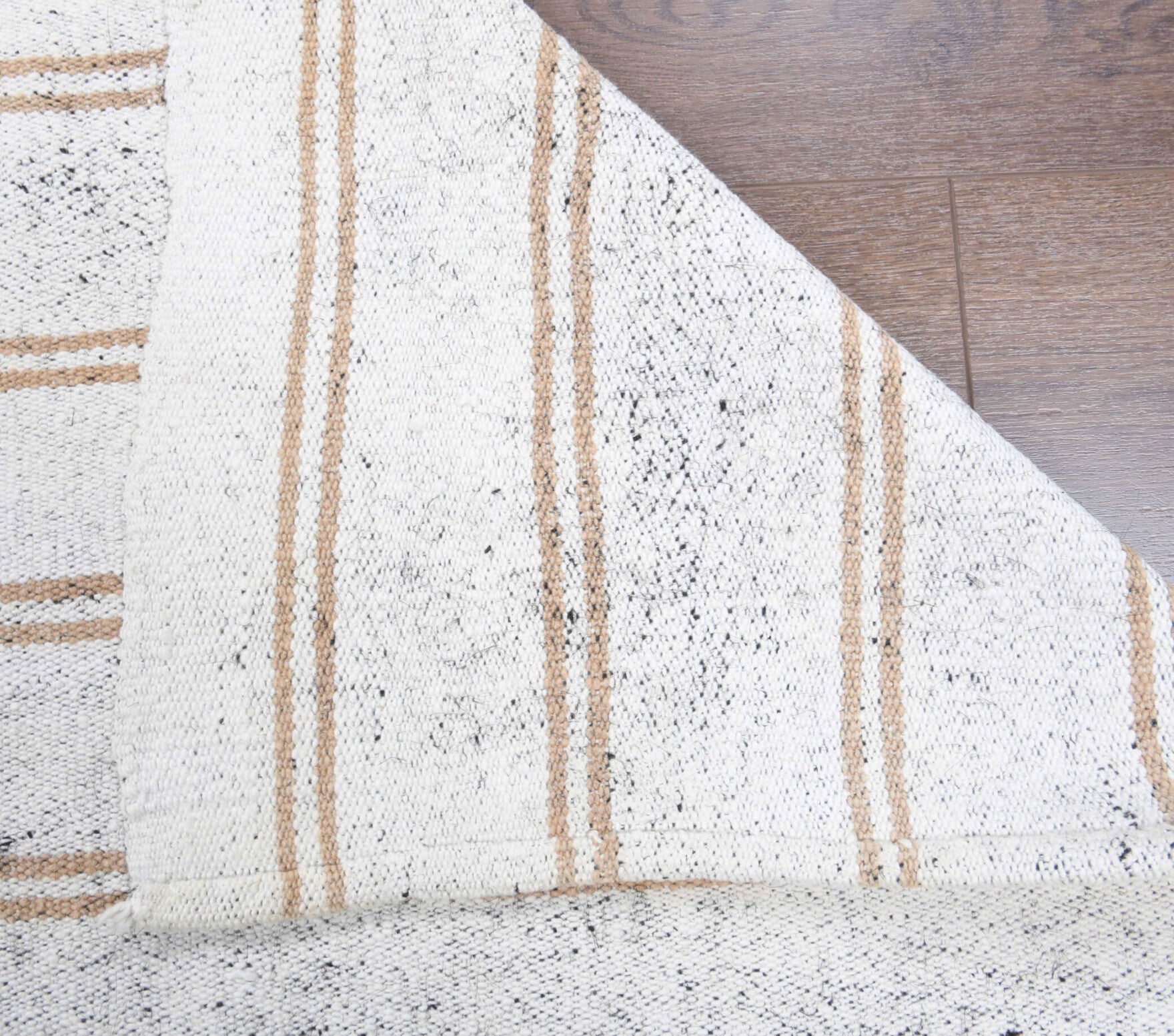 Vecdnur runner: 1960s handwoven flatweave Anatolian runner with striped motifs