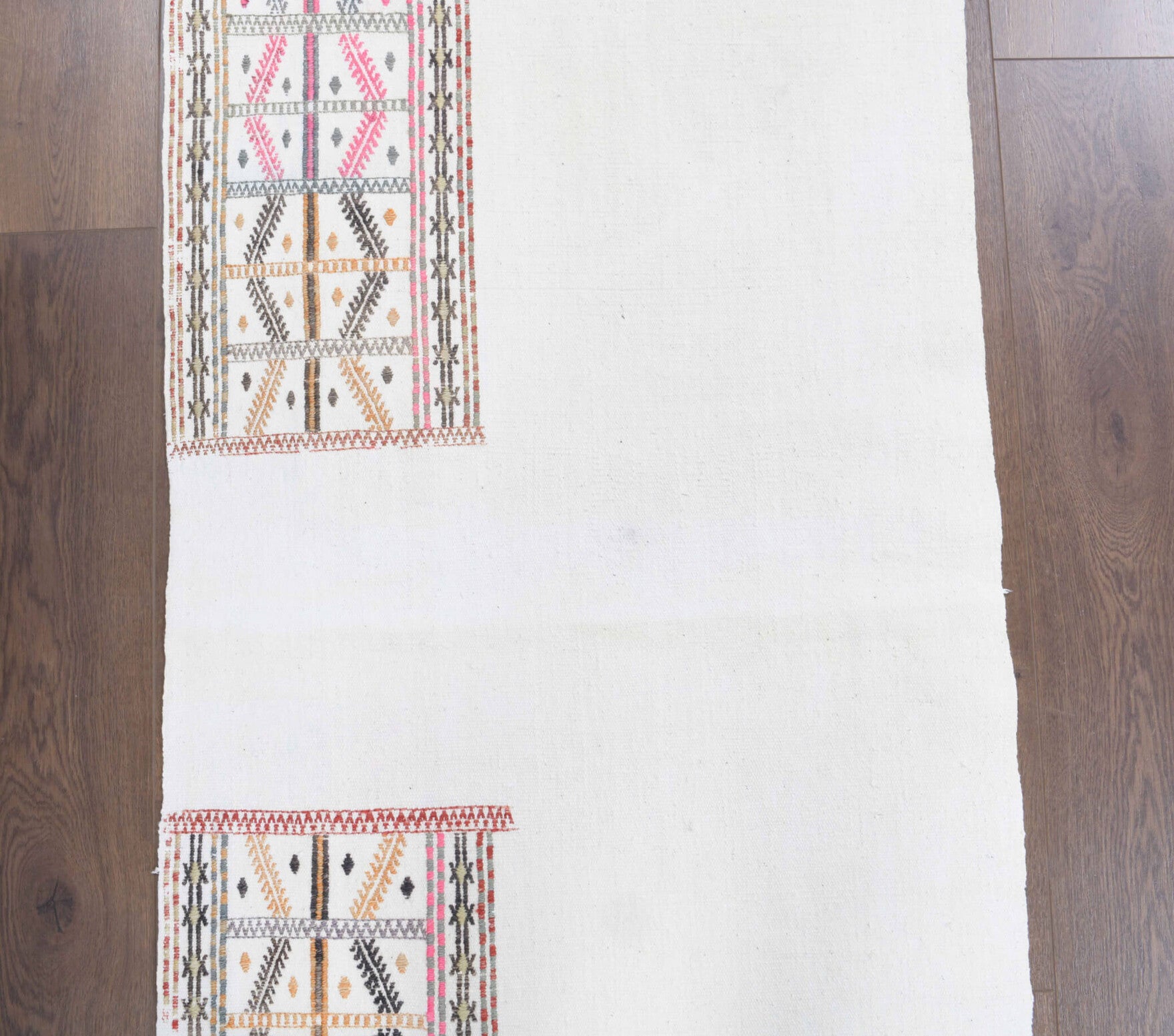 One-of-a-kind 1960s Anatolian vintage kilim runner rug in wool, 2'6" x 7'11"