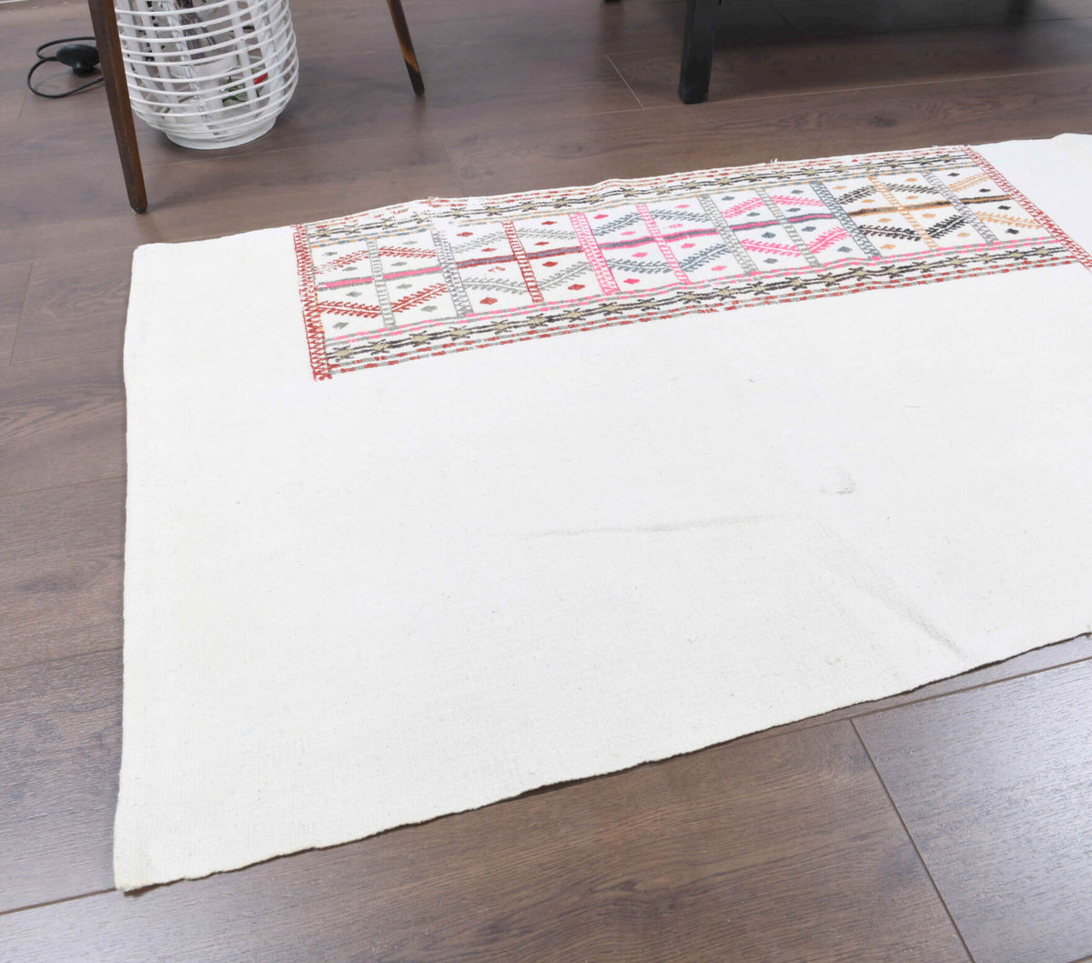3x8 Flatweave Vintage Runner Rug