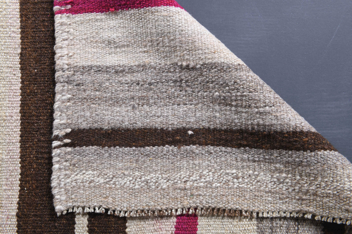 3x8 Wool Vintage Kilim Runner Rug