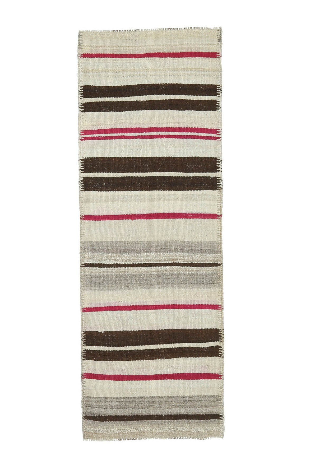3x8 Wool Vintage Kilim Runner Rug