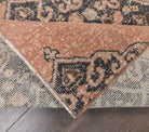 Astraphone runner: 1970s handmade Anatolian runner with oriental motifs and cotton backing