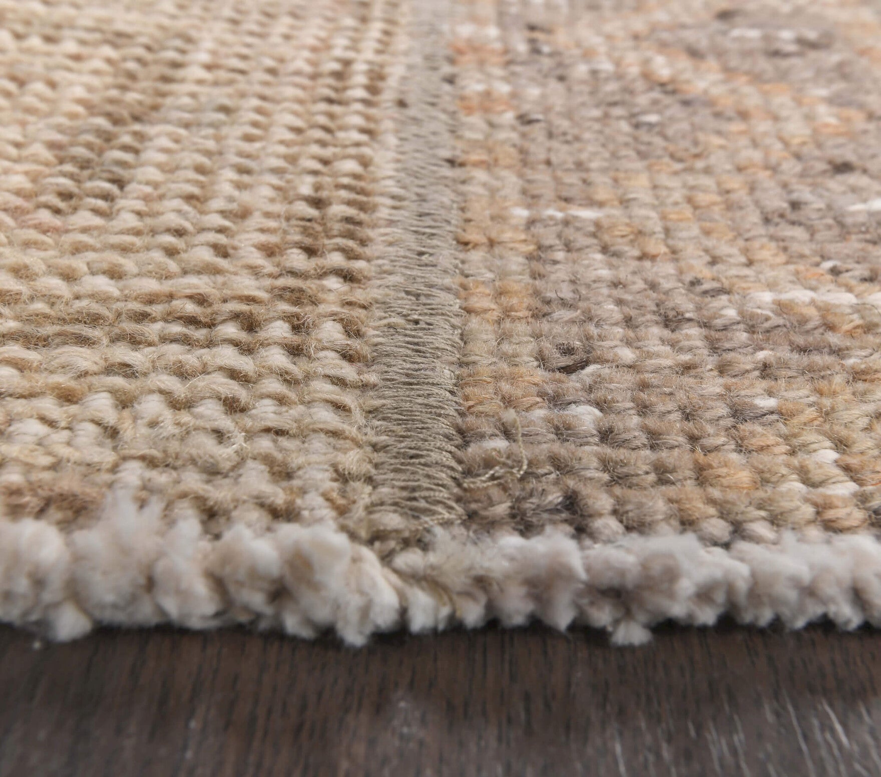 3x9 Vintage Handwoven Geometric Oushak Runner Rug