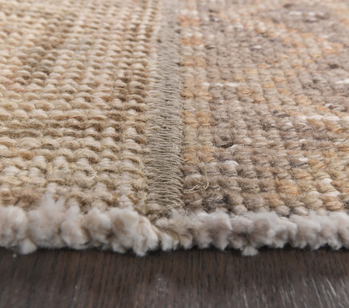3x9 Vintage Handwoven Geometric Oushak Runner Rug