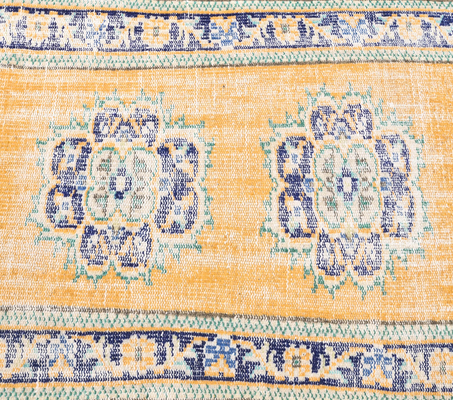 Vintage Oushak Runner Rug - 25438