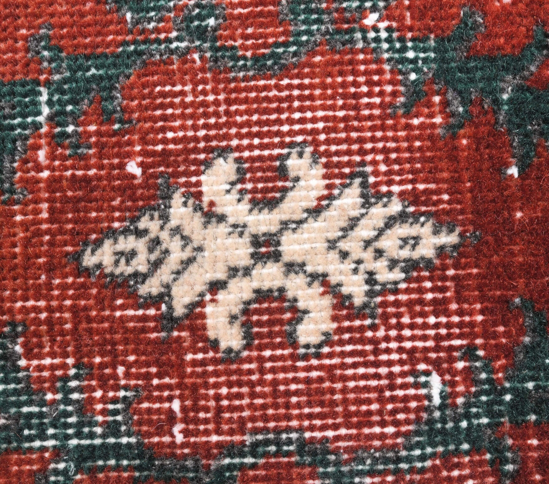 Authentic Anatolian vintage runner rug (1970s) with ikat design – one-of-a-kind at Fame Rugs