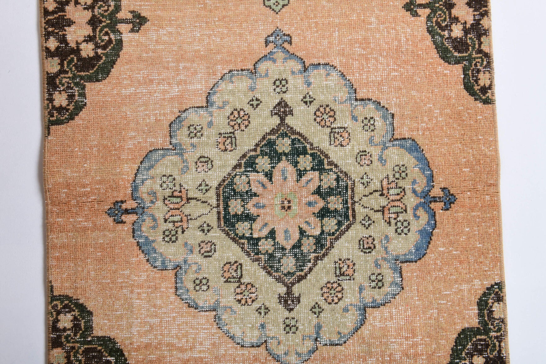 82x285 cm vintage Anatolian runner rug – Esenlale, low pile, wool