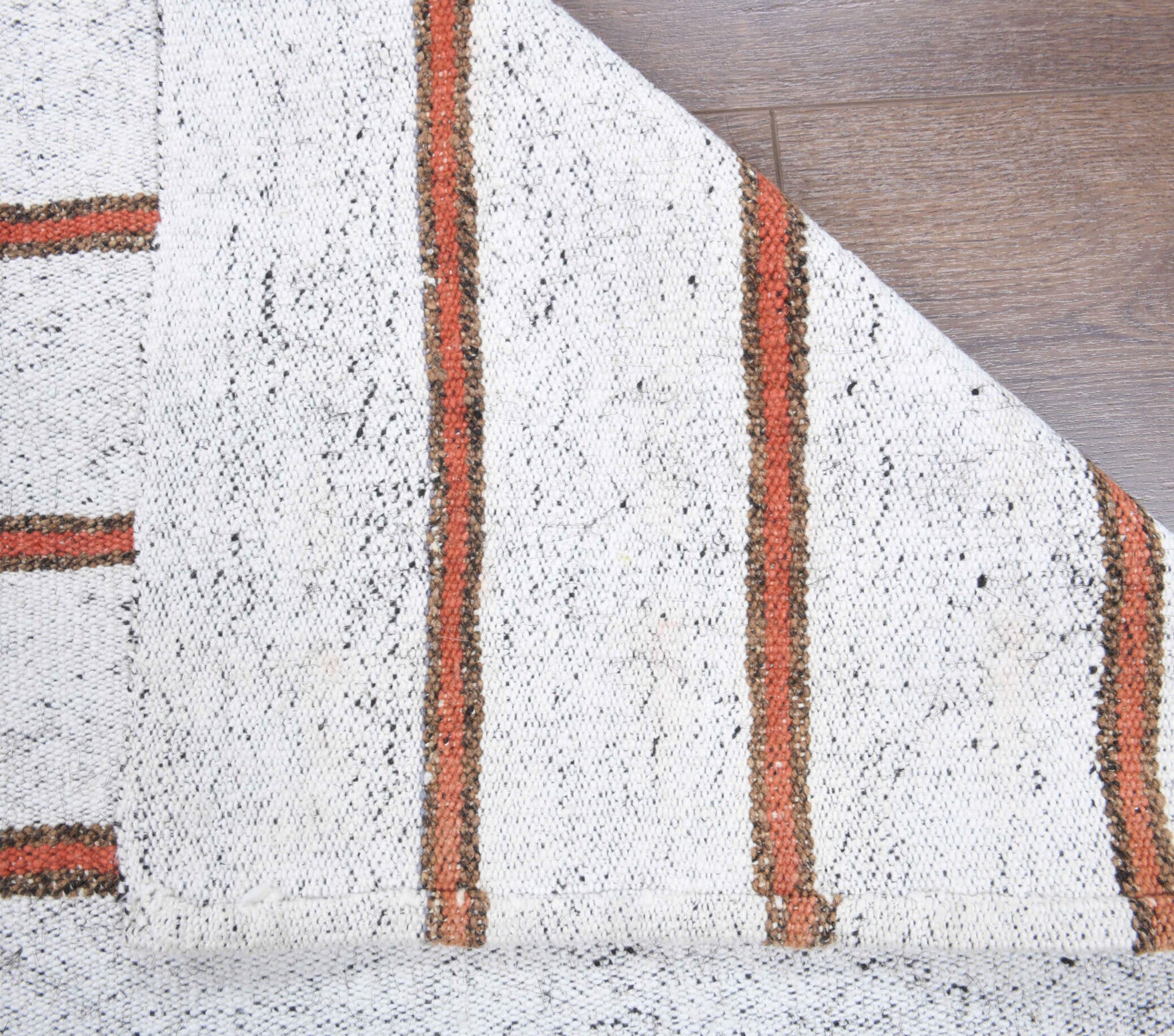 78x265 cm vintage kilim Anatolian runner rug – Umran, flatweave, wool