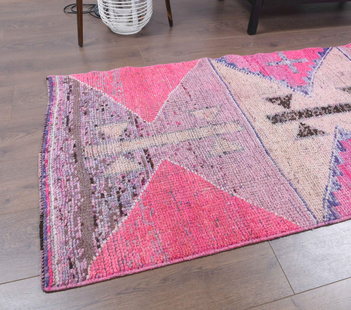 3x9 Wool Vintage Runner Rug