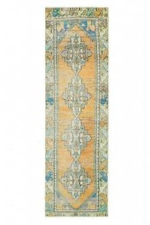 3x9 Wool Vintage Runner Rug