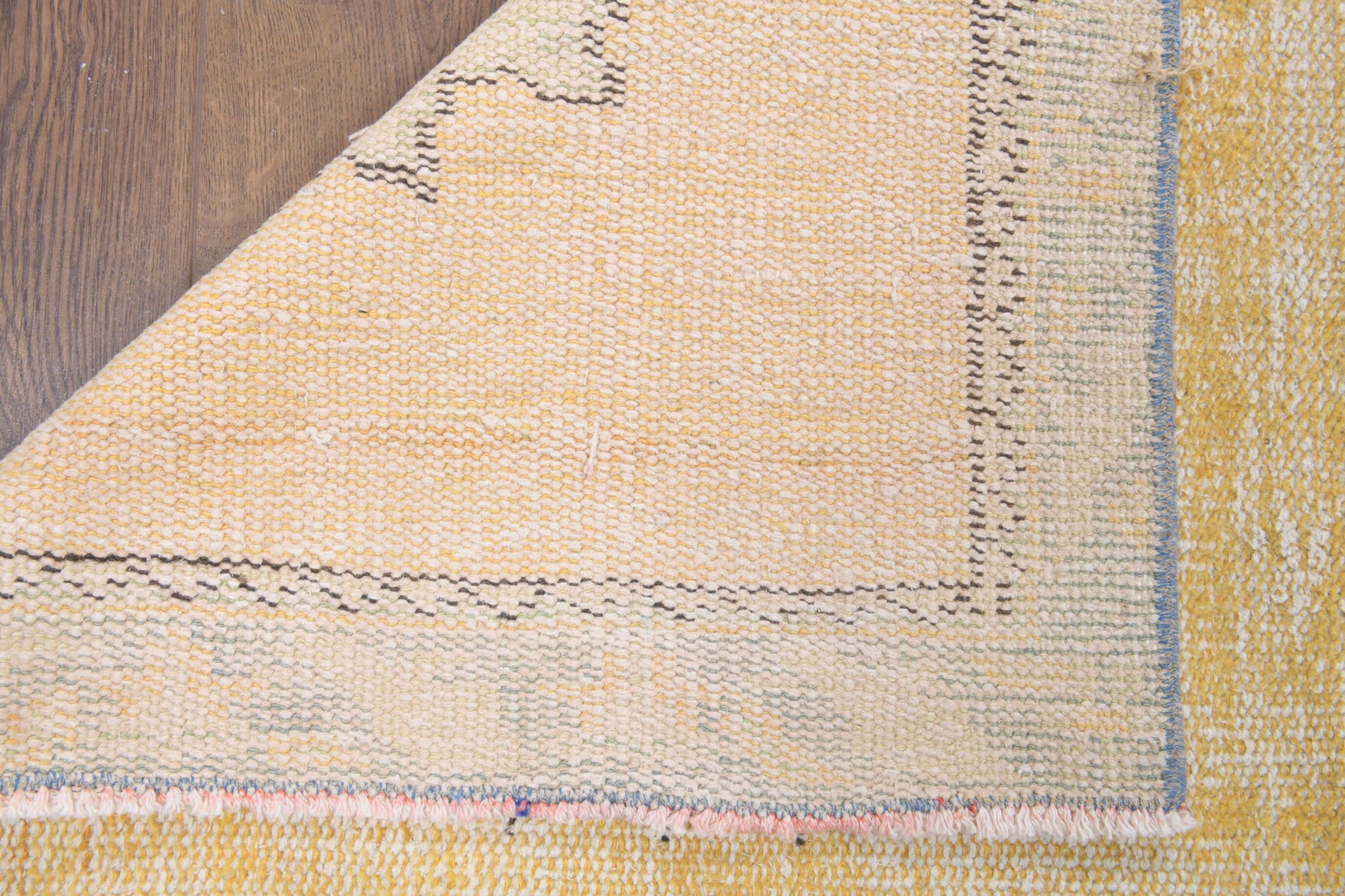 Handmade wool runner from Anatolia, Turkey – 3x9 Wool Vintage Runner Rug 2'7" x 8'11"