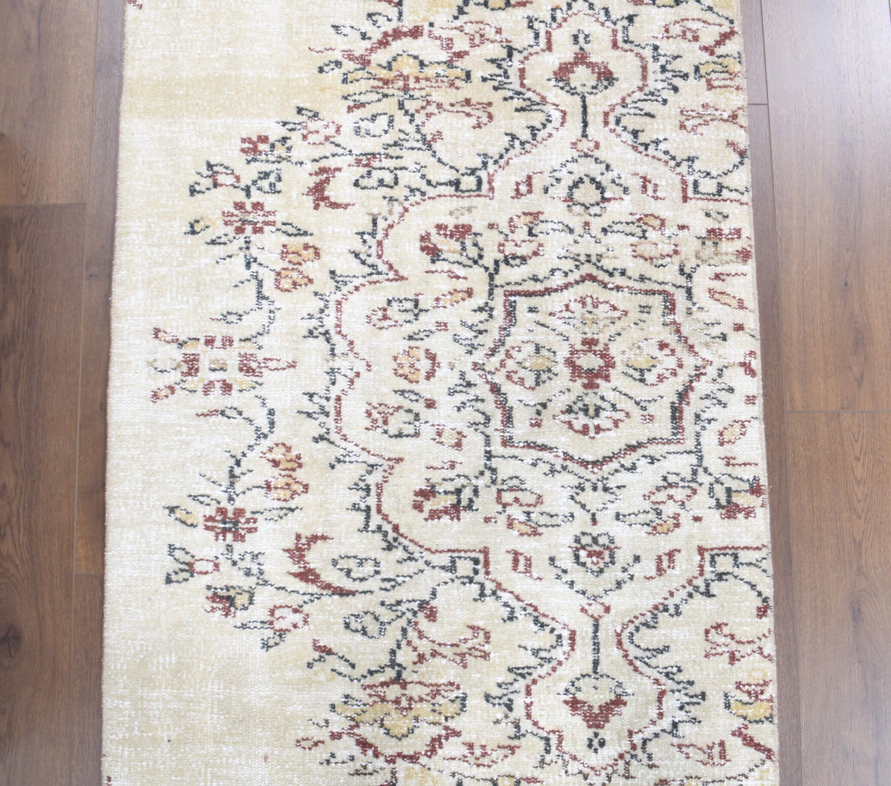 One-of-a-kind 1970s Anatolian vintage runner rug in wool, 2'11" x 8'8"