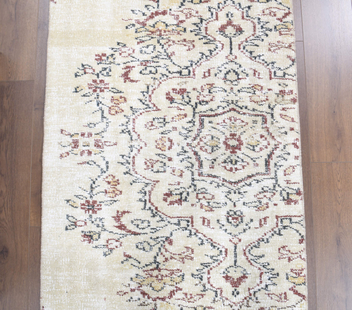 One-of-a-kind 1970s Anatolian vintage runner rug in wool, 2'11" x 8'8"
