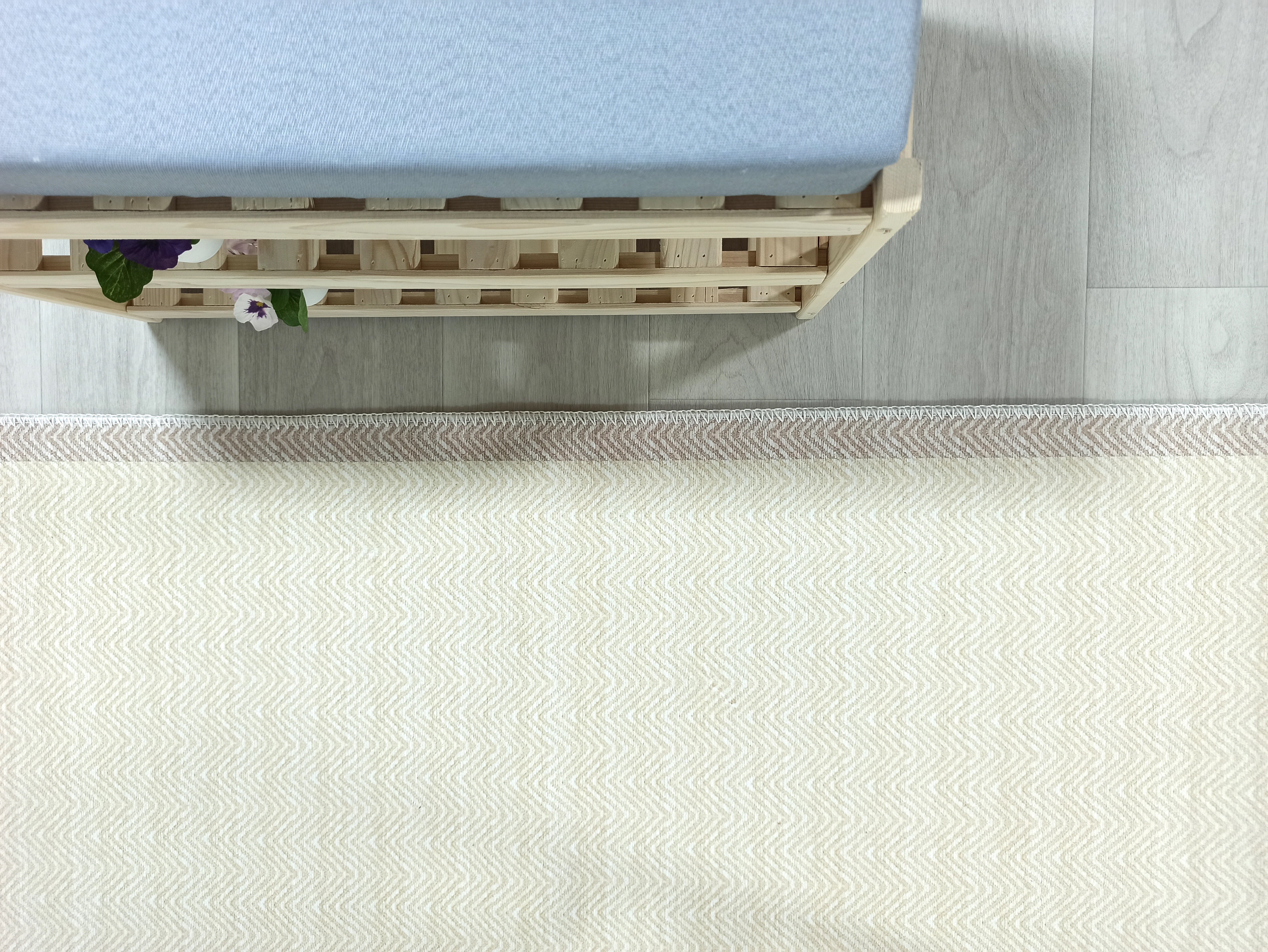 Scandinavian Nordic design Modern Beige Area Rug